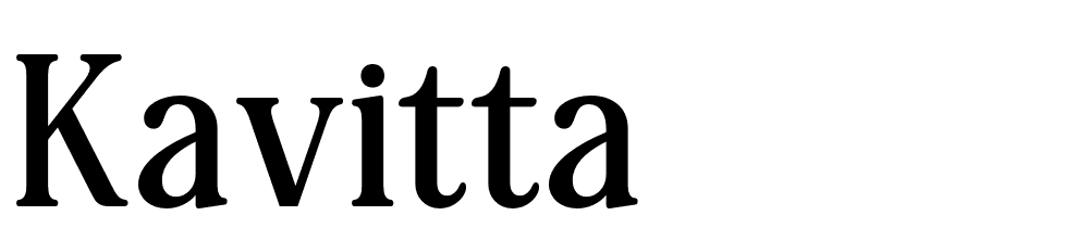 Kavitta font family download free