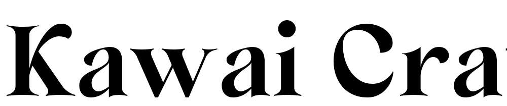 Kawai-Craft-Regular font family download free