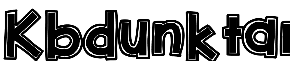 kbdunktank font family download free