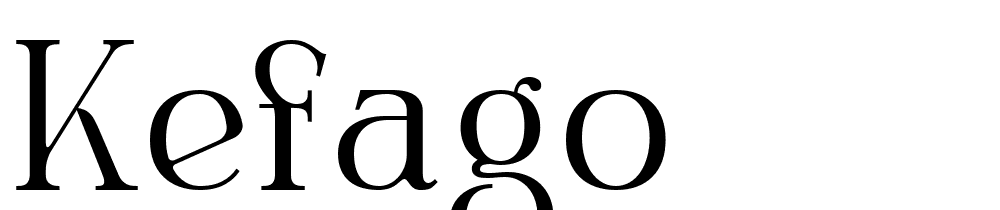 kefago font family download free