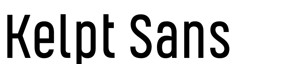 Kelpt Sans font family download free