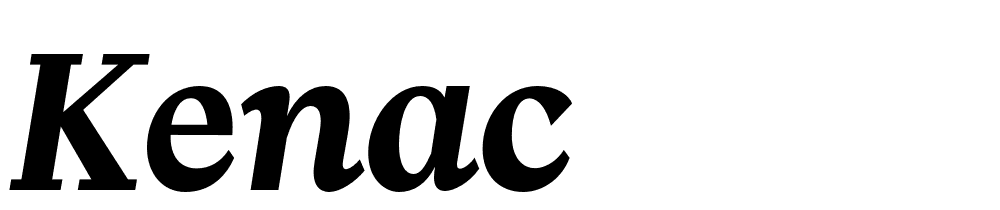 Kenac font family download free