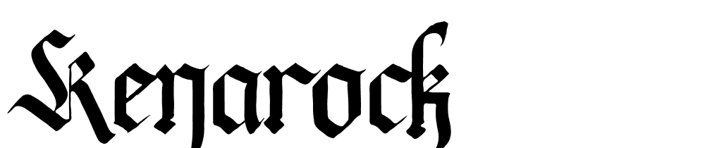 kenarock font family download free