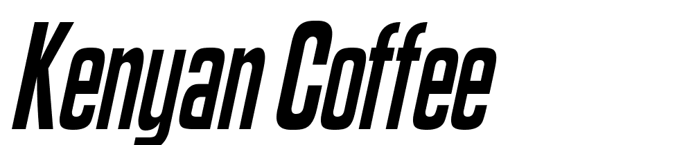 kenyan-coffee font family download free