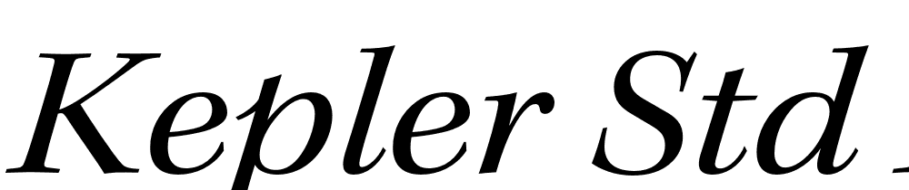 Kepler-Std-Extended-Italic-Subhead font family download free