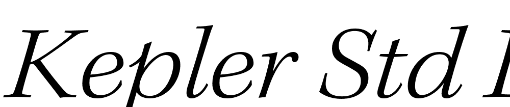 Kepler-Std-Light-Extended-Italic-Subhead font family download free