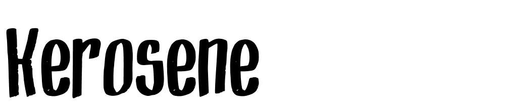 kerosene font family download free