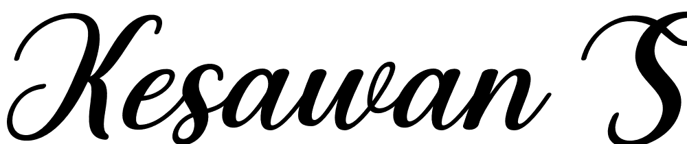 kesawan-script font family download free