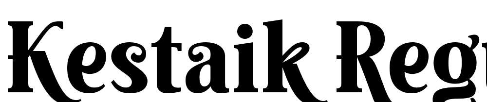 Kestaik-Regular font family download free