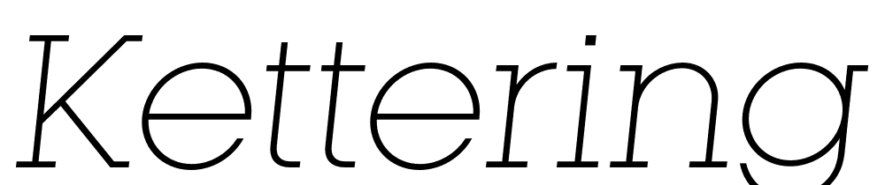 Kettering 105 font family download free