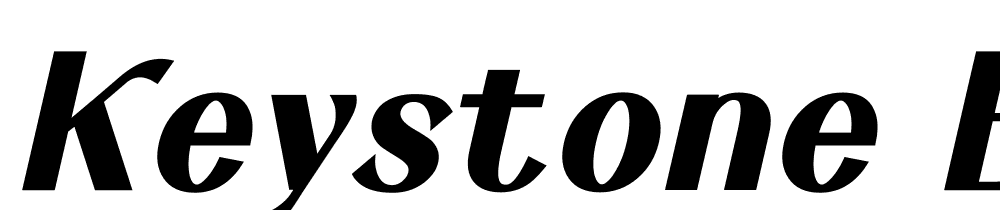 Keystone-Bold-Italic font family download free