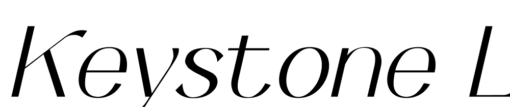 Keystone-Light-Italic font family download free