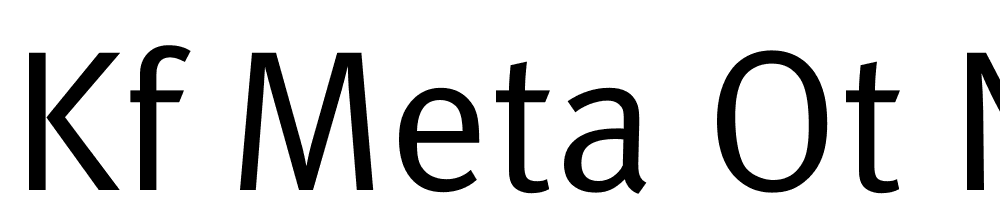 KF-Meta-OT-Normal font family download free