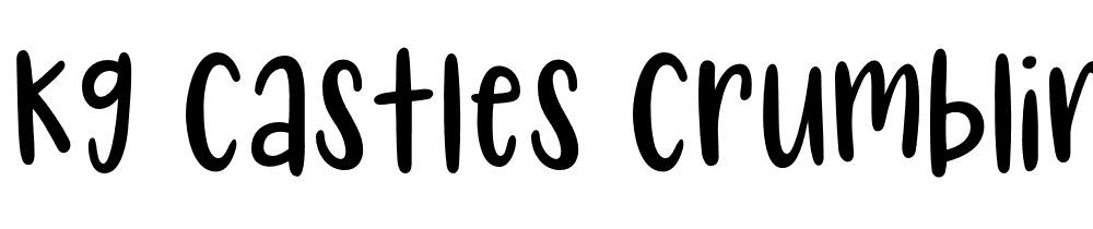 kg-castles-crumbling font family download free