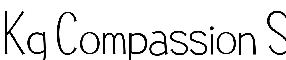 KG-Compassion-Simple-Regular font family download free