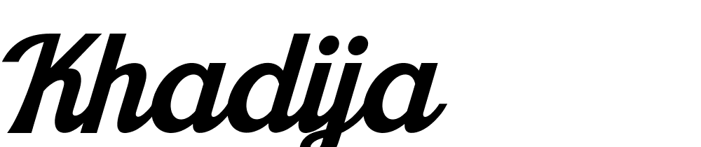 Khadija font family download free