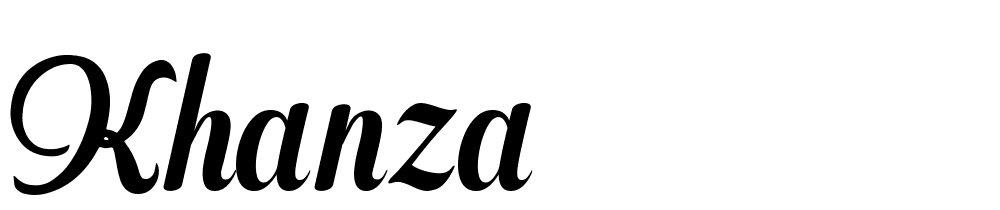 Khanza font family download free