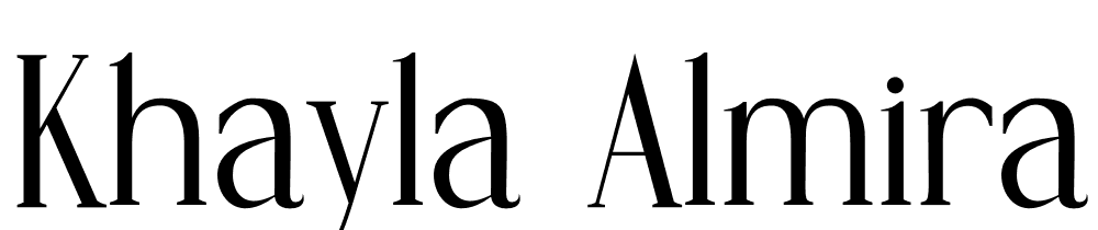 khayla-almira font family download free