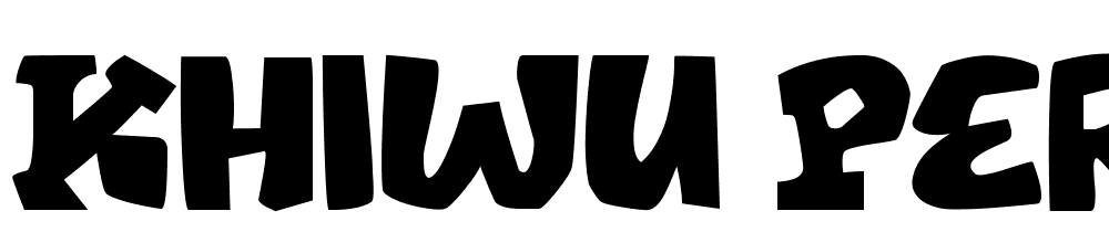 KHIWU  Personal Use font family download free