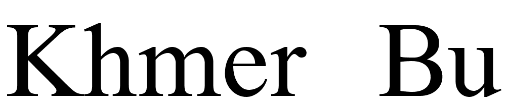 Khmer-Busra font family download free