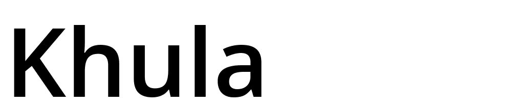 Khula font family download free