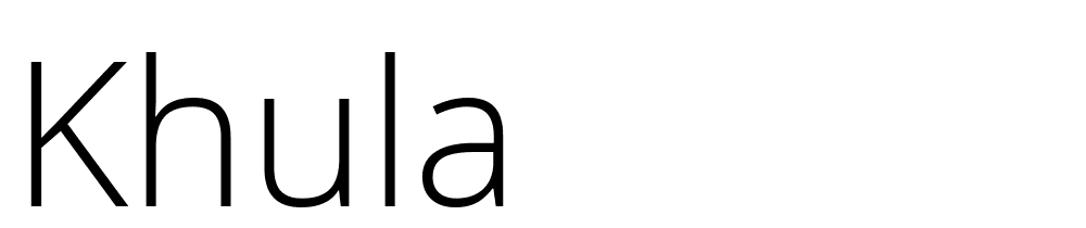 khula font family download free