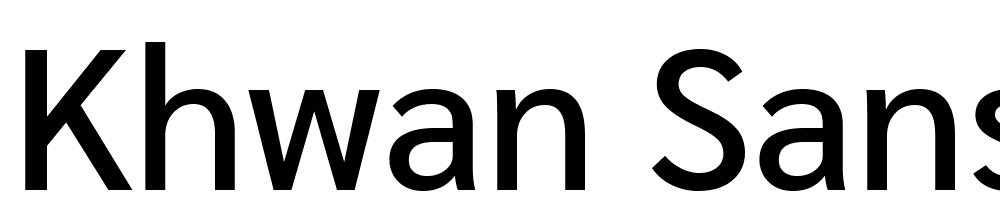 Khwan-Sans-Medium font family download free