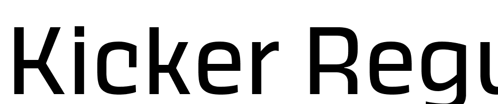 Kicker-Regular font family download free