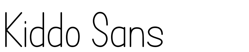 Kiddo-Sans font family download free