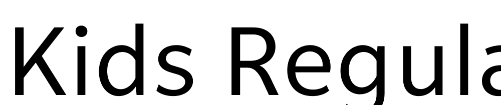 KIDS-Regular font family download free