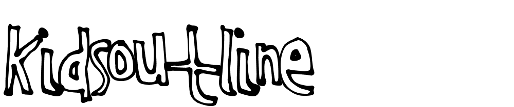 kidsoutline font family download free