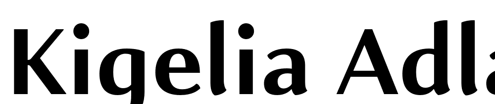 Kigelia-Adlam-Bold font family download free