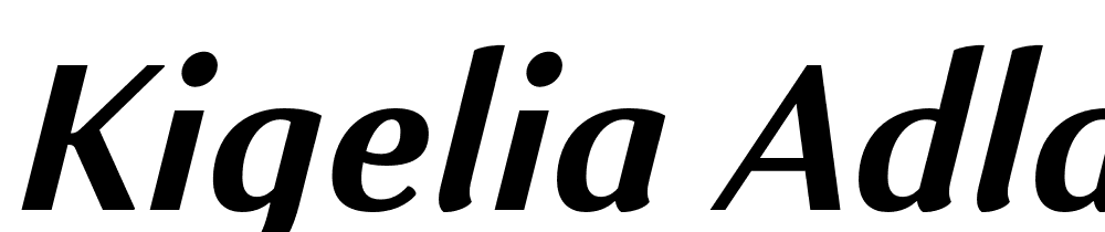 Kigelia-Adlam-Bold-Italic font family download free