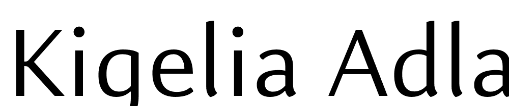 Kigelia-Adlam-Regular font family download free
