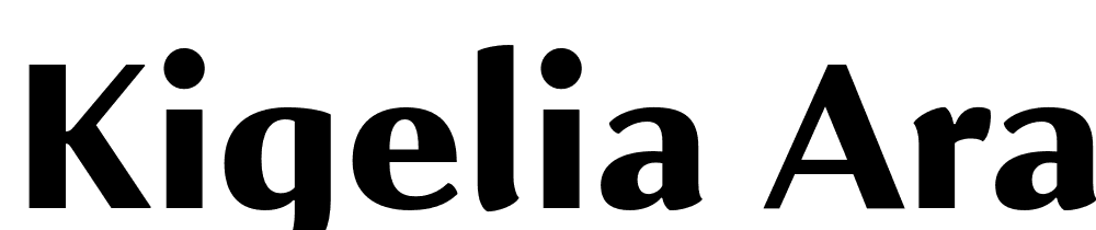 Kigelia-Arabic-Extrabold font family download free
