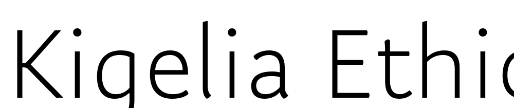 Kigelia-Ethiopic-Light font family download free