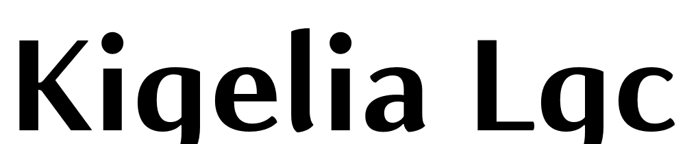 Kigelia-LGC-Bold font family download free
