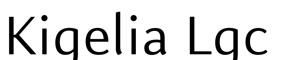Kigelia-LGC-Regular font family download free