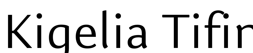 Kigelia-Tifinagh-Regular font family download free
