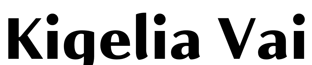 Kigelia-Vai-Extrabold font family download free