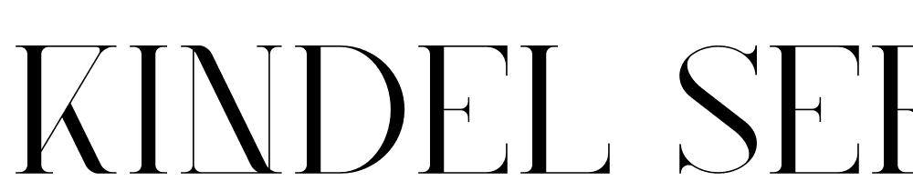 Kindel Serif font family download free