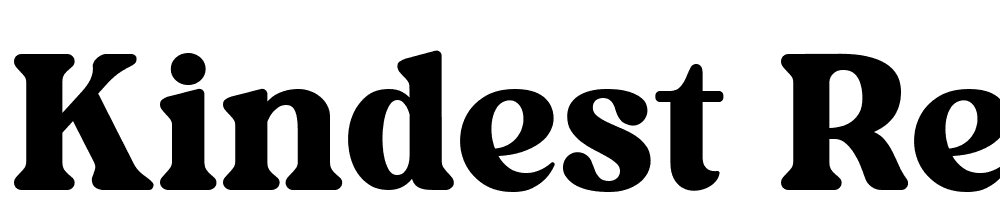 Kindest-Reality-Demo font family download free