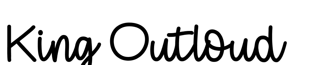 king Outloud font family download free