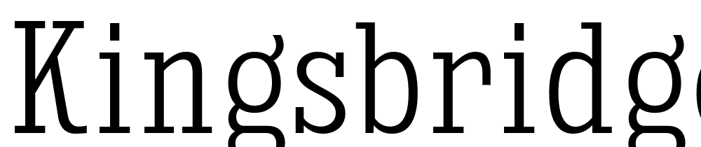 KingsbridgeCdLt-Regular font family download free