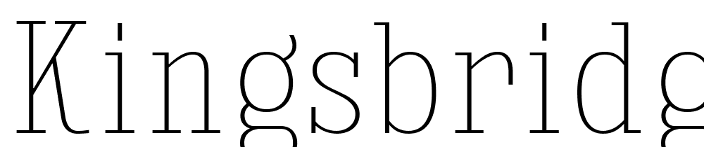 KingsbridgeCdUl-Regular font family download free