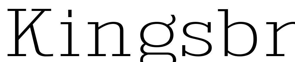 KingsbridgeExEl-Regular font family download free