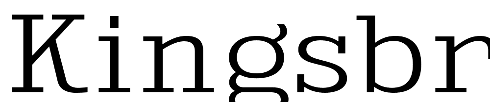 KingsbridgeExLt-Regular font family download free