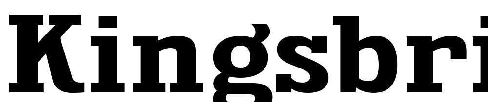 KingsbridgeExRg-Bold font family download free