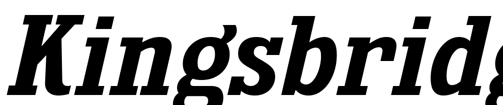 KingsbridgeSb-Italic font family download free