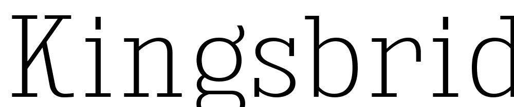 KingsbridgeScEl-Regular font family download free